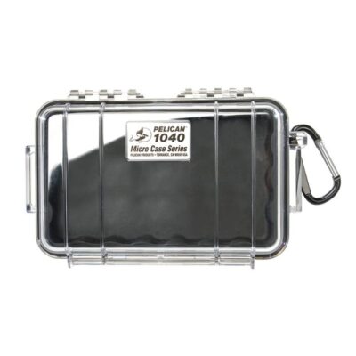 Pelican 1040 6.5 x 3.9" Micro Case (Black/Clear)