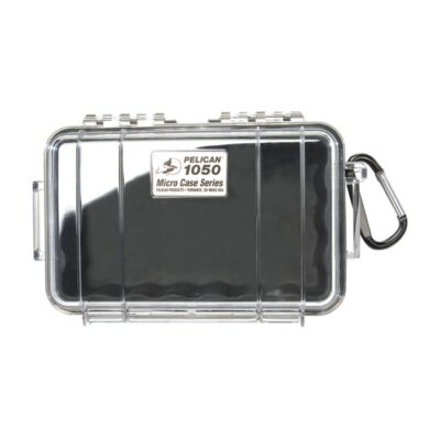 Pelican 1050 6.3 x 3.7" Micro Case (Black/Clear)