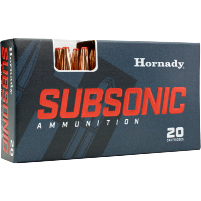 Hornady Subsonic 40 S&W 180 Grain Hornady XTP Subsonic 91369 (20 Rounds)