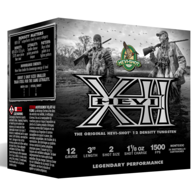 Hevishot Hevi-xii 12 Gauge 3 1 1/8 oz 2 Shot HS51302 (25 Rounds)