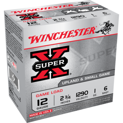 Winchester Super X 12 Gauge 2.75 1 oz 6 Shot XU126 (25 Rounds)