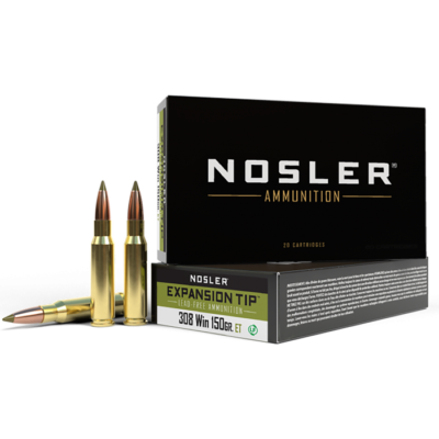 Nosler E-tip 308 Winchester 150 Grain E-Tip Lead-Free (20 Rounds)