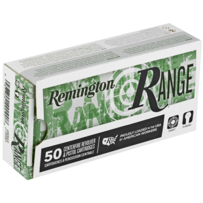 Remington Range 9mm 115 Gr Flat Nose Enclosed Base (50 Rounds)
