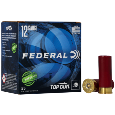 Federal Top Gun 12 Gauge 2.75 1 1/8 oz 7.5 Shot (25 Shells) (25 Rounds)