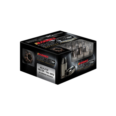 Barnes Tac-xpd Defense 40 S&W 140 Grain TAC-XP 21554 (20 Rounds)