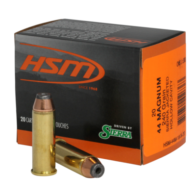 Hsm Pro Pistol 44 Mag 240 Grain Jacketed Hollow Cavity 44M18N20 (20 Rounds)