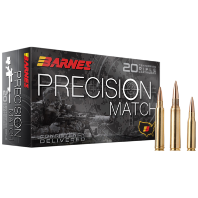 Barnes Precision Match 6.5 PRC 145 Grain Open Tip Match Boat Tail (20 Rounds)