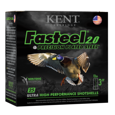 Kent Cartridge Fasteel 2.0 12 Gauge 3 1 1/8 oz 4 Shot K123FS324 (25 Rounds)