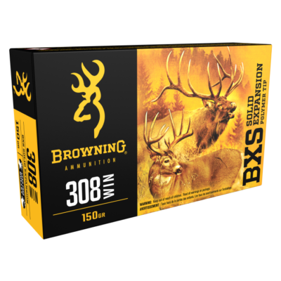 Browning Bxs 30-06 Springfield 180 Grain Lead Free Solid Expansion Polymer Tip (20 Rounds)