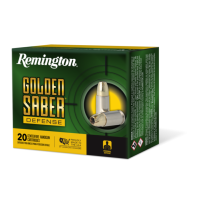 Remington Golden Saber 38 Special 125 Grain Brass JHP 27606 (20 Rounds)