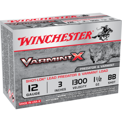 Winchester Varmint X 12 Gauge 3 1 1/2 oz BB Shot X123VBB (10 Rounds)