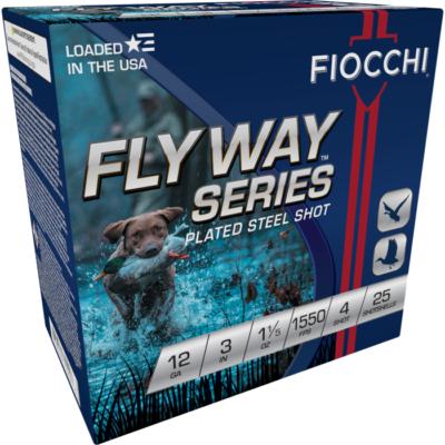 Fiocchi Flyway 12 Gauge 3 1 1/5 oz 4 Shot 123ST154 (25 Rounds)