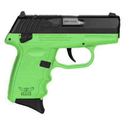 Sccy Industries Cpx-4 380 ACP 2.96" 10+1 Lime Green CPX4CBLGRDRG3