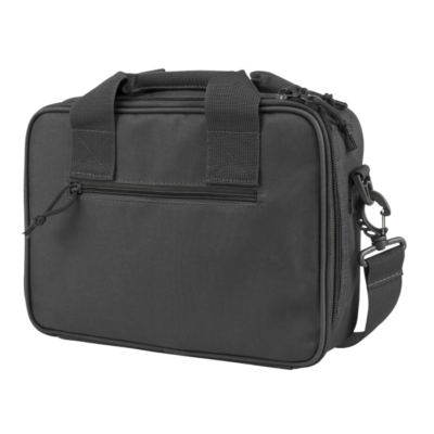 NCStar Urban Gray Lockable Double Handgun Gun Case CPDX2971U