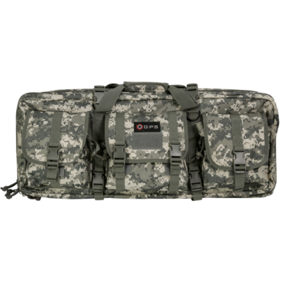 GPS Bags Lockable 600D Polyester 2-Rifle Gun Case DRC28ACU