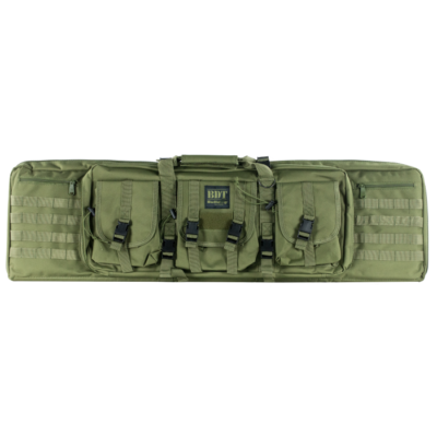 Bulldog Green Nylon Double Rifle Gun Case BDT6037G