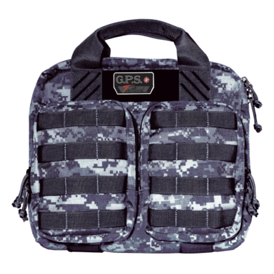 GPS Bags Gray Digital Lockable Gun Case 4 Handguns T1413PCG