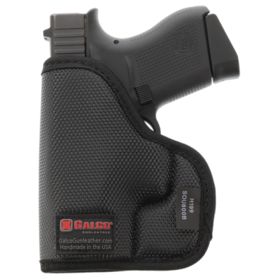 Galco Stukon-u Black Grip Pocket Handgun Holster - S&W M&P Shield SOU652B
