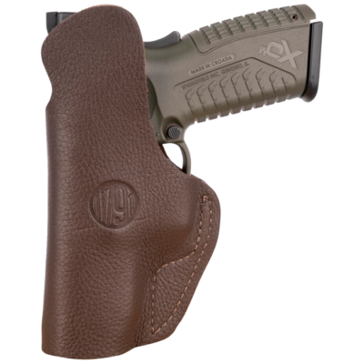 1791 Gunleather Fair Chase Left-Hand Brown Leather Belt Clip Sig P320 Holster FCD5BRWL