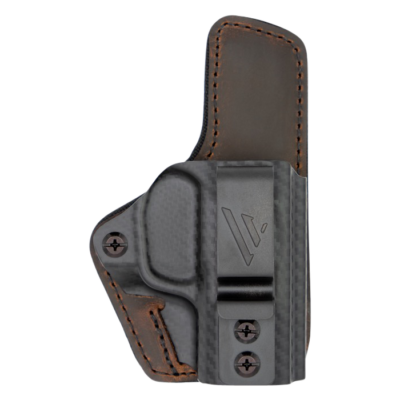 Versacarry Comfort Flex Right Hand Polymer Brown Belt Clip Holster for Springfield Hellcat CFC211HCT