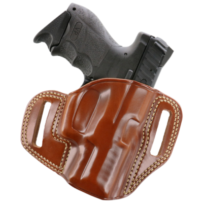 Galco Combat Master Hand Right Tan Leather Belt Slide Holster for HK VP9 CM854