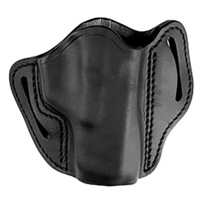 Uncle Mikes-leather(1791) Outside The Waistband Right Hand Leather For Glock 17 Belt Slide Matte Black Holster UMOWB2MBLR