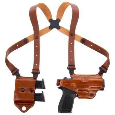 Galco Miami Classic Ii Right Tan Leather Sig P320 Holster with 3 Compartments MCII820