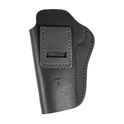 Uncle Mikes-leather(1791) Inside The Waistband Right Hand Leather Belt Clip 1911 5" Matte Black Size 06 Holster UMIWB6MBLA
