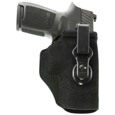 Galco Tuck-n-go Ambidextrous Black Leather HK VP9 Holster with UniClip/Stealth Clip TUC854B