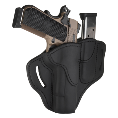 1791 Gunleather Bh1m1 Stealth Black Leather Right Hand 1911 Pistol Holster BH1M1SBLR