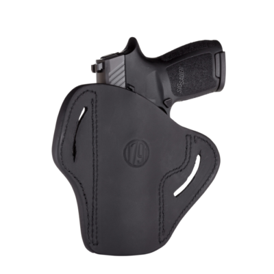 1791 Gunleather Bh2.4 Stealth Black Leather Right Hand Pistol Holster with 1 Compartment ORBH24SBLR