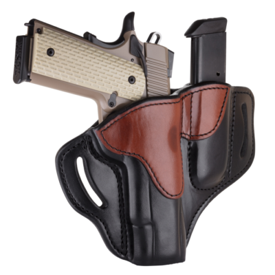 1791 Gunleather Bh1m1 Right Hand Leather Belt Slide Gun Holster for 4-5" 1911 Handgun BH1M1BLBR