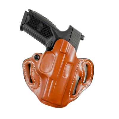 Desantis Gunhide Speed Scabbard Right Tan Leather Belt Slide Holster for Springfield Prodigy w/wo Red Dot 002TA7WZ0