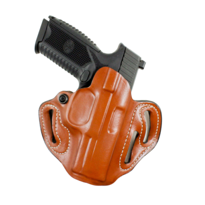 Desantis Gunhide Speed Scabbard Right Tan Leather Belt Slide Holster for Springfield Prodigy w/wo Red Dot 002TA8WZ0