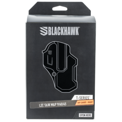Blackhawk T-series Black Polymer Right Hand Pistol Holster for S&W M&P 410757BKR