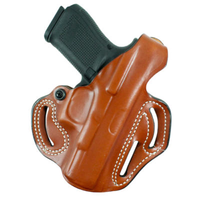 Desantis Gunhide Thumb Break Tan Leather Right-Hand Belt Slide Pistol Holster For Glock 19 001TA1LZ0