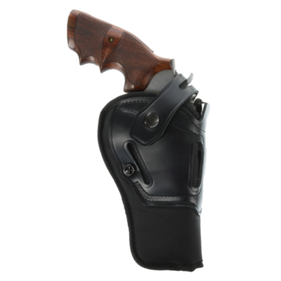 Galco Switchback Black Leather Ambidextrous Belt Slide Revolver Holster SR86B