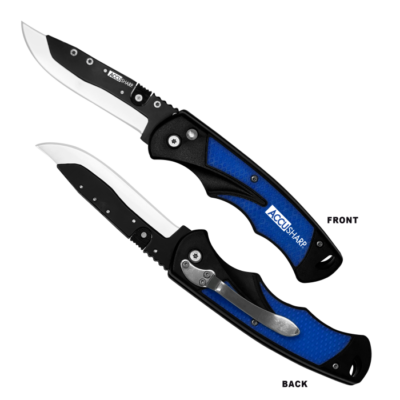 AccuSharp Replaceable Blade Razor 3.50" (Black/Royal Blue)
