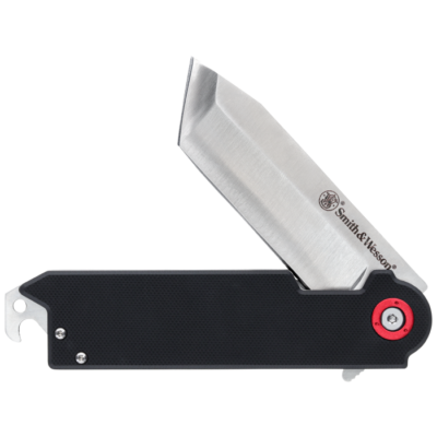Smith & Wesson Knives Big Benji 3.50" Folding Plain Stainless Steel Knife 1193144