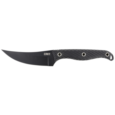 CRKT 2709 Clever Girl 4.60" Fixed Plain Black Powder Coated SK-5 Steel Blade 2709