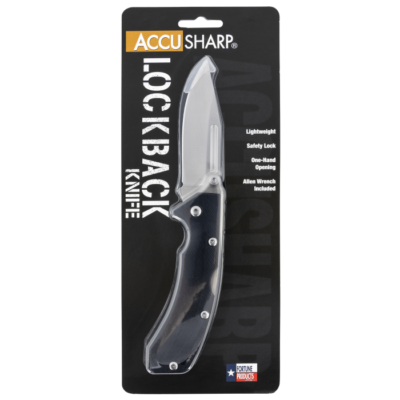 AccuSharp Lockback 3" Clip Point 711C