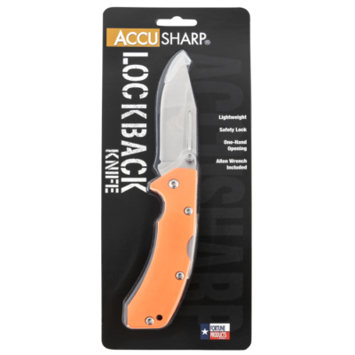 AccuSharp Lockback 3" Clip Point 712C