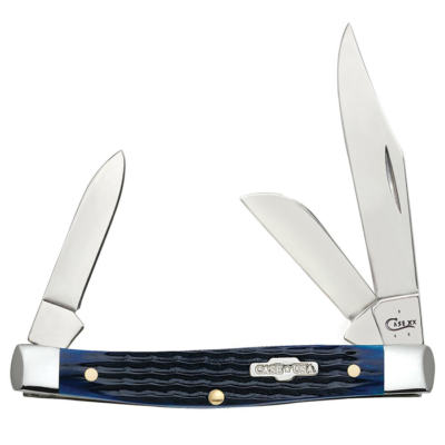 Case Rogers Stockman 3-Blade Folding Knife (Blue)