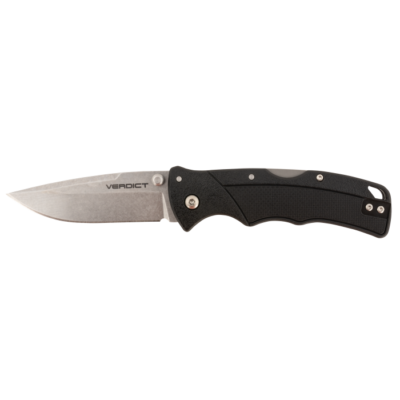 Cold Steel Verdict 3" Folding Knife, Spear Point Blade (Black Handle)