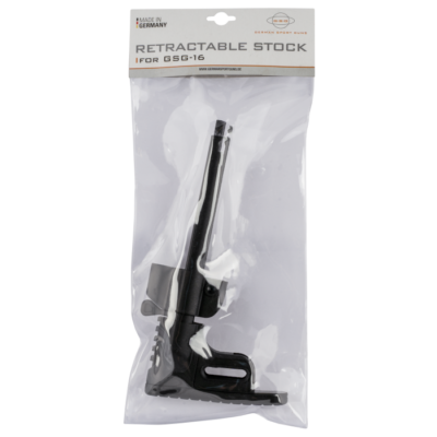 GSG GER4020108 OEM Replacement Stock Black Synthetic Retractable with Storage Compartment for GSG 16