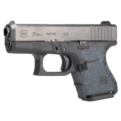 Hogue 18649 Wrapter Adhesive Grip made of Heavy Grit with Black Finish For Glock 26 27 33 Gen 4