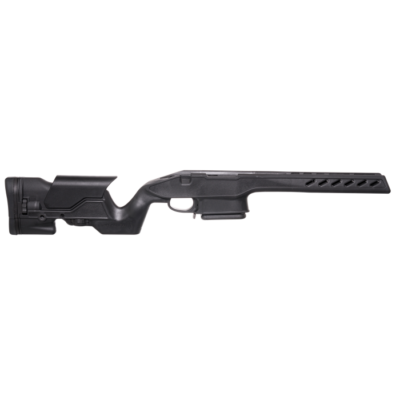 Archangel AA700SA Precision Elite Stock Black Synthetic Fixed with Adjustable Cheek Riser for Remington 700 Short Action Includes Mag