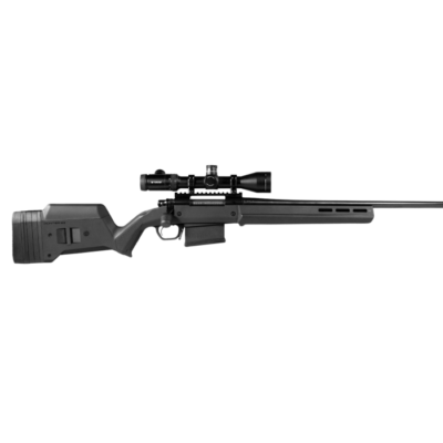 Magpul MAG483BLK Hunter 700 Stock Fixed with Aluminum Bedding Adjustable Comb Black Synthetic for Remington 700 LA