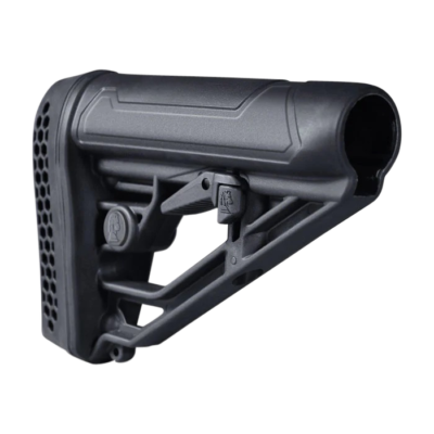 ADAPTIVE TACTICAL AT02012 EX Performance Adj. Black Synthetic M4 Style Vented Rubber Butt Pad Swivel Stud Fits ARPlatform MilSpec Buffer Tubes