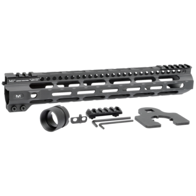 Midwest Industries MIULW12625 Ultralight AR15 Black Hardcoat Anodized AluminumPolymer 12.625 PicatinnyMLOK